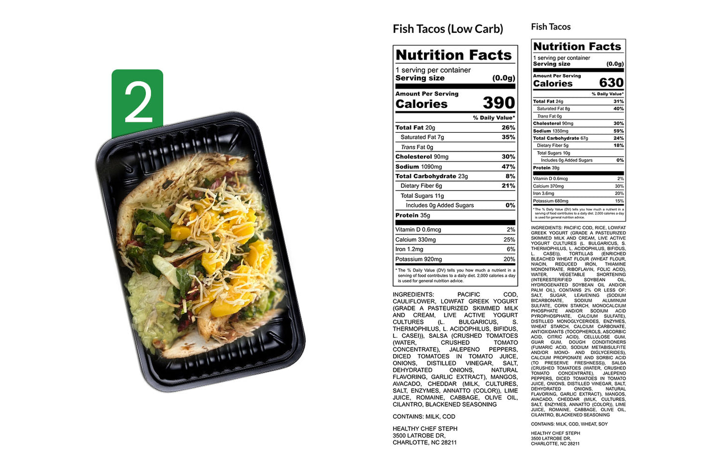 Healthy Meals & Meal Prep in Charlotte | Choose Your 5 Meals This Week