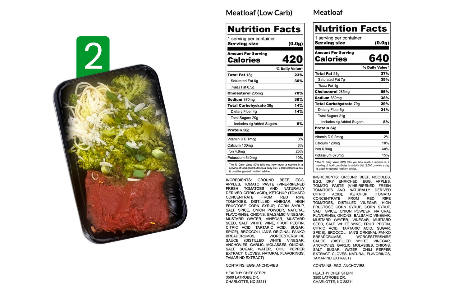 Healthy Meals & Meal Prep in Charlotte | Choose Your 5 Meals This Week