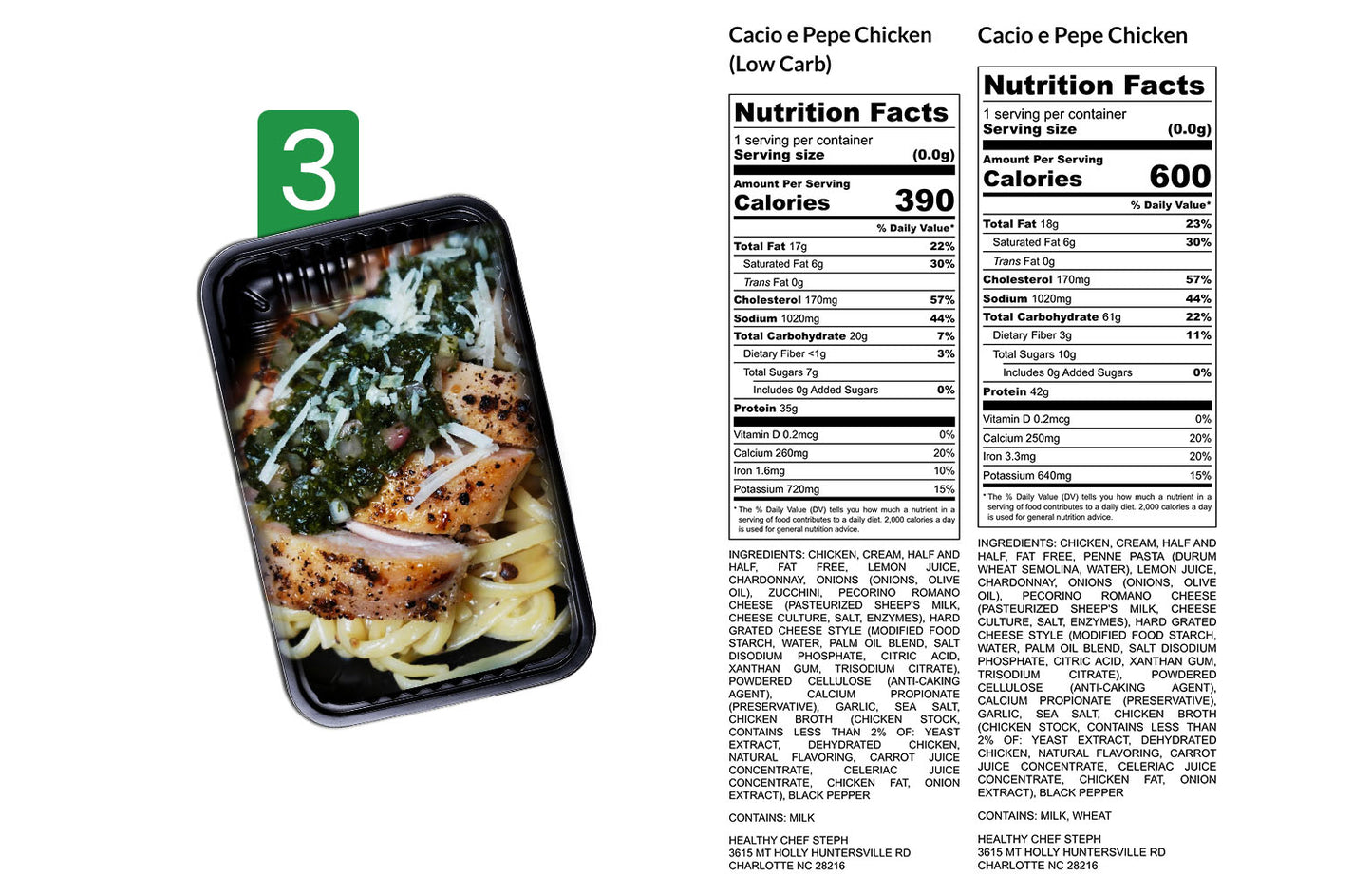 Healthy Meals & Meal Prep in Charlotte | Choose Your 5 Meals This Week