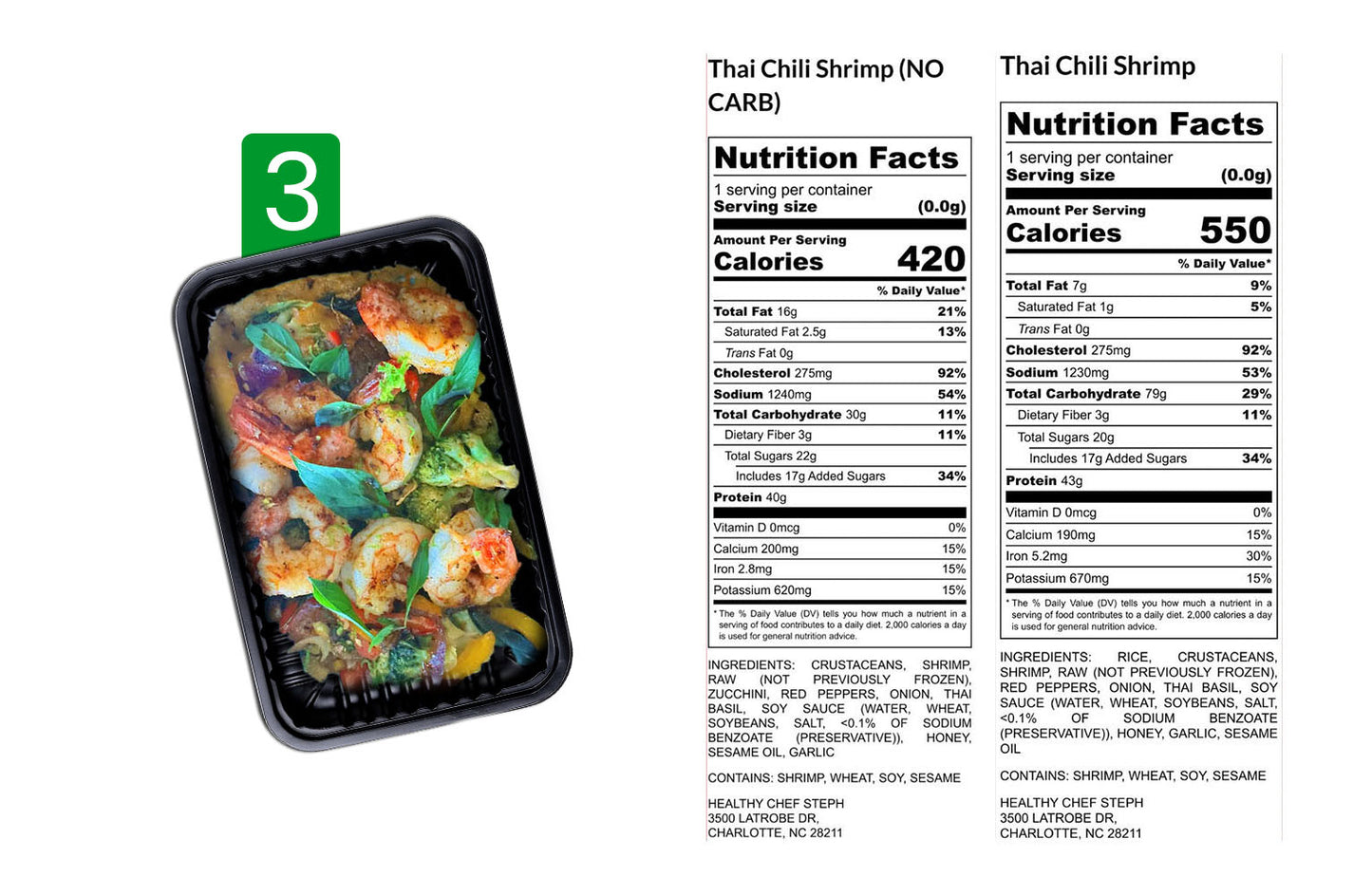 Healthy Meals & Meal Prep in Charlotte | Choose Your 5 Meals This Week