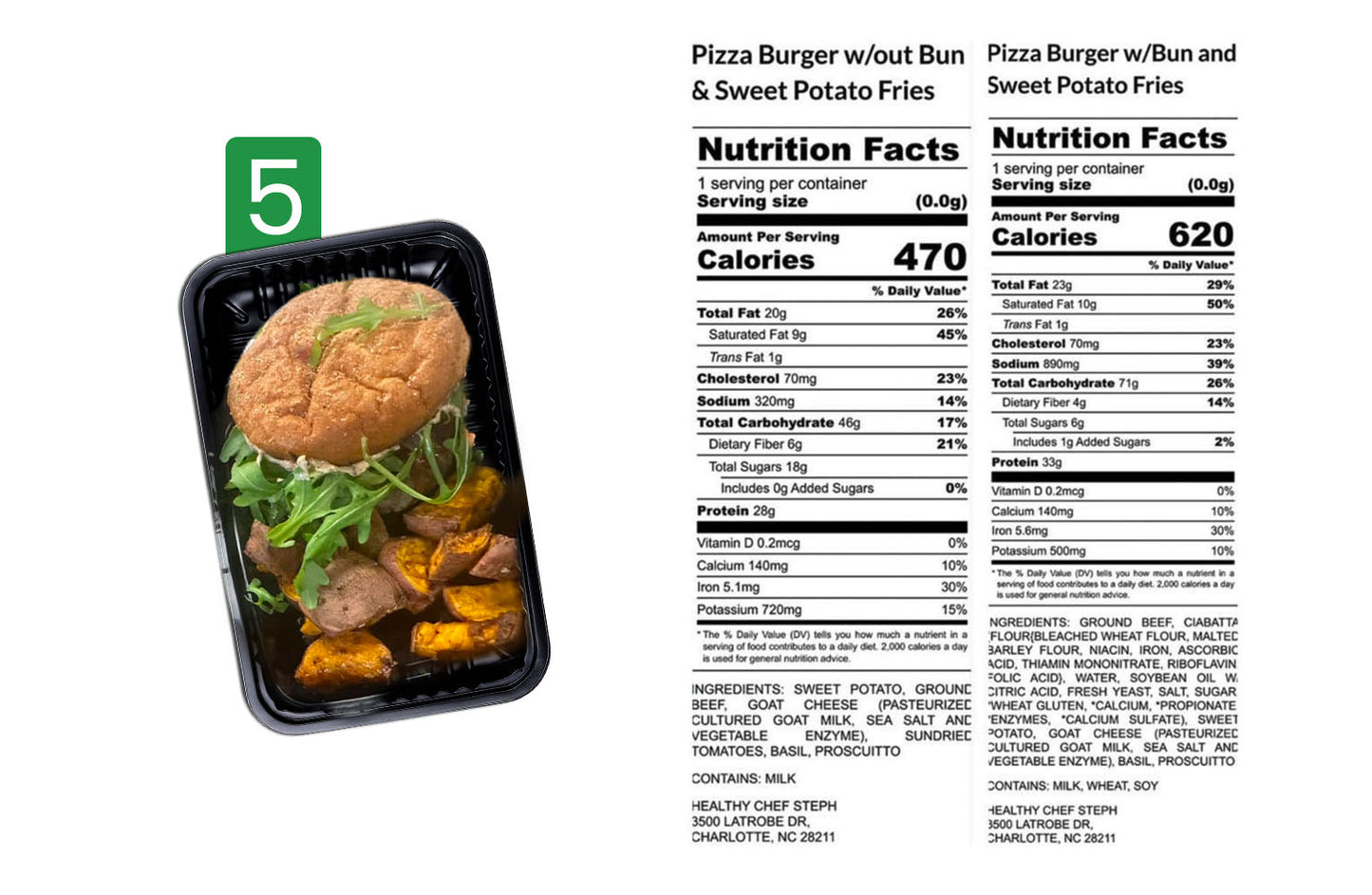Healthy Meals & Meal Prep in Charlotte | Choose Your 5 Meals This Week