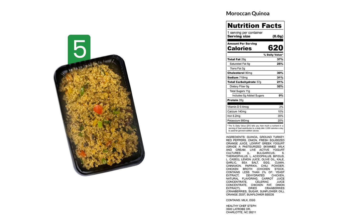 Healthy Meals & Meal Prep in Charlotte | Choose Your 6 Meals This Week