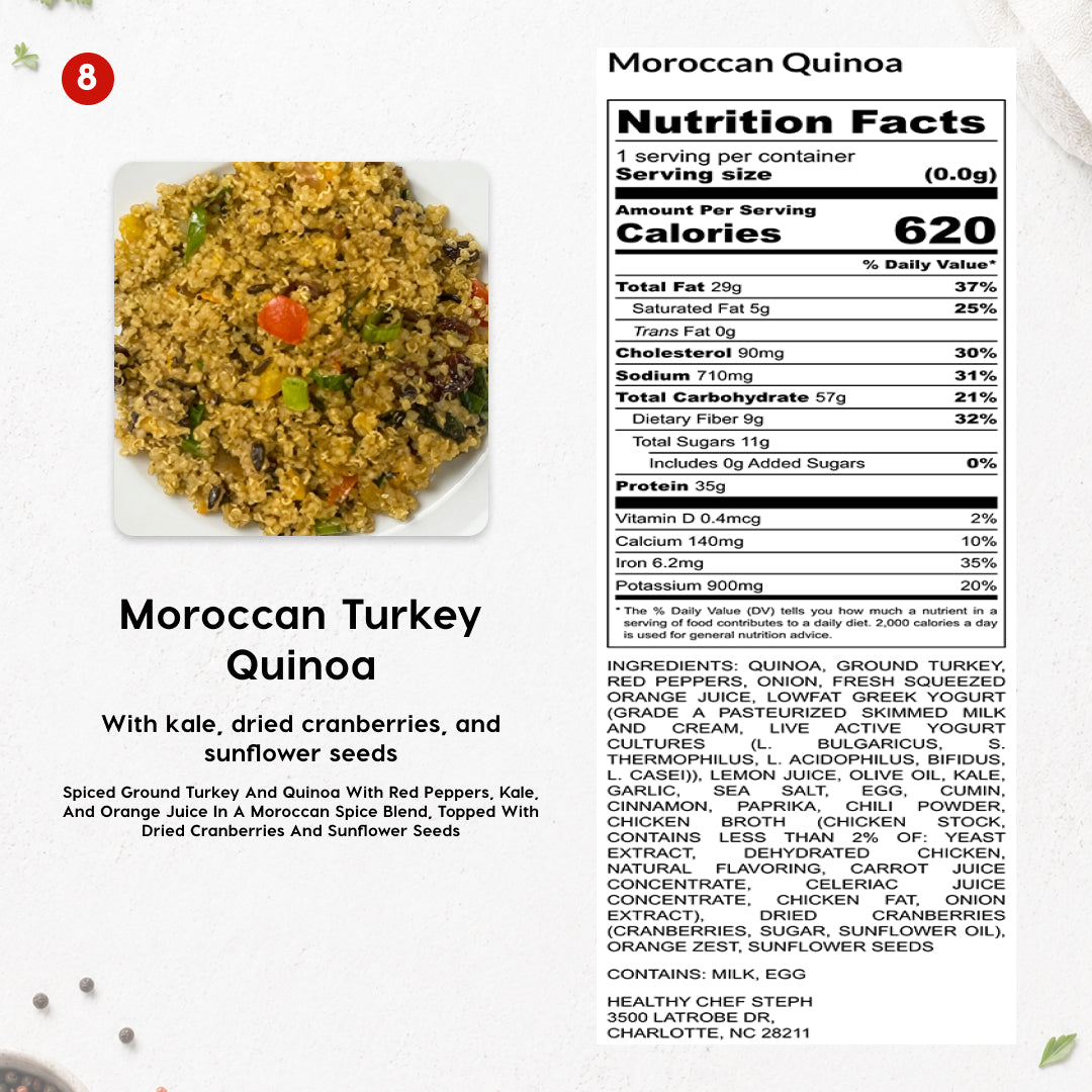 Chef-Made Meal Prep in Charlotte, NC | 9 Meal Plan
