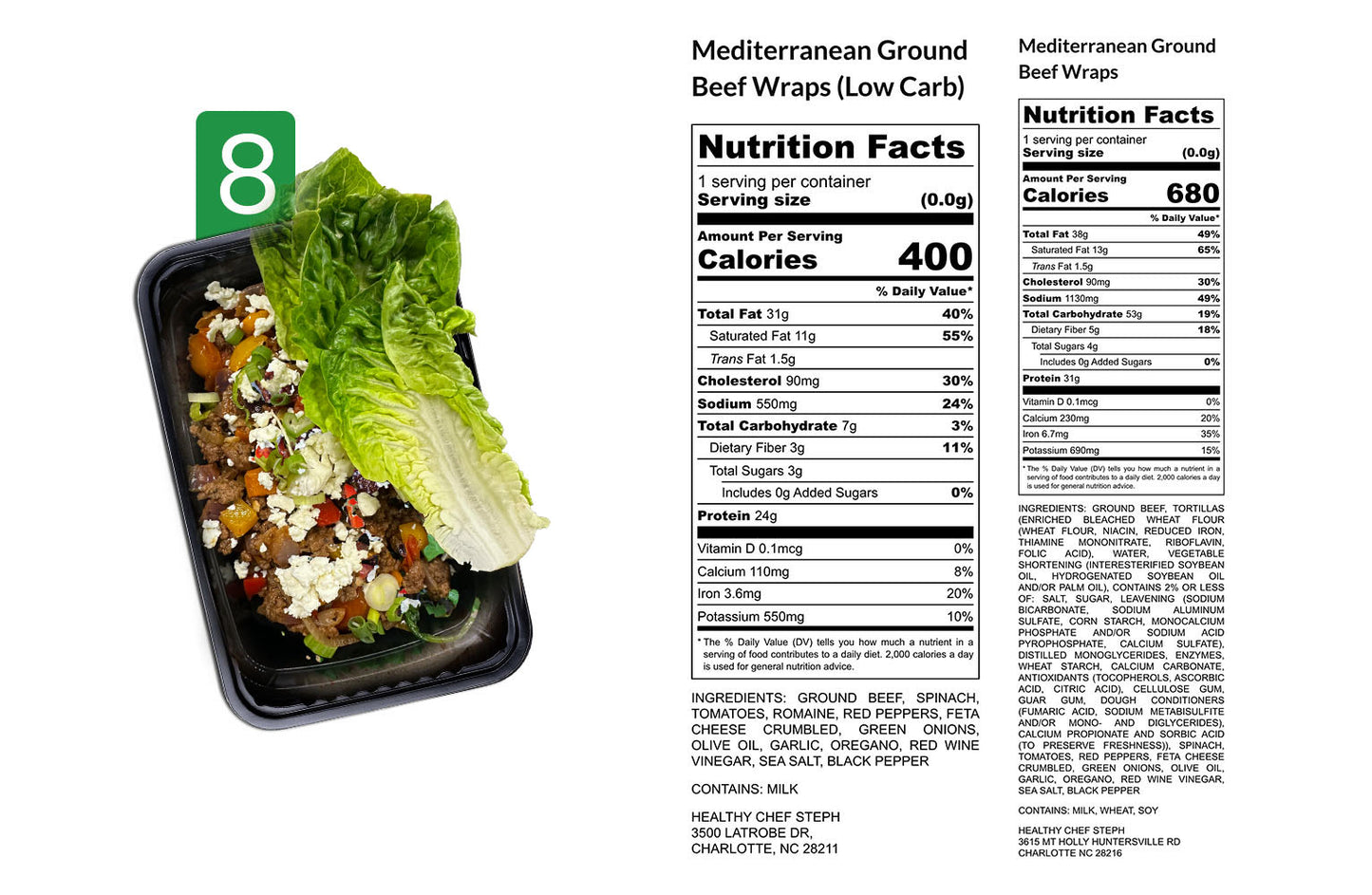 Healthy Meals & Meal Prep in Charlotte | Choose Your 5 Meals This Week