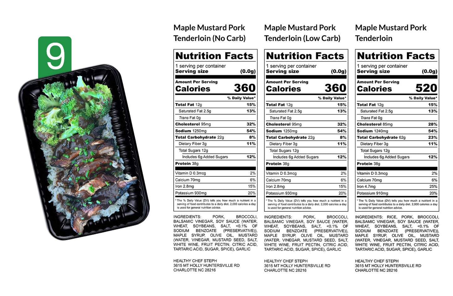 Healthy Meals & Meal Prep in Charlotte | Choose Your 5 Meals This Week