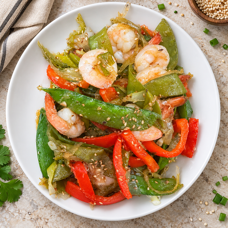Honey Orange Ginger Shrimp (4 Servings)
