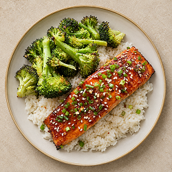 Low Carb Hot Honey Gochujang Salmon