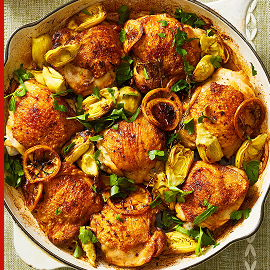 Skillet Lemon And Artichoke Chicken (4 Servings)