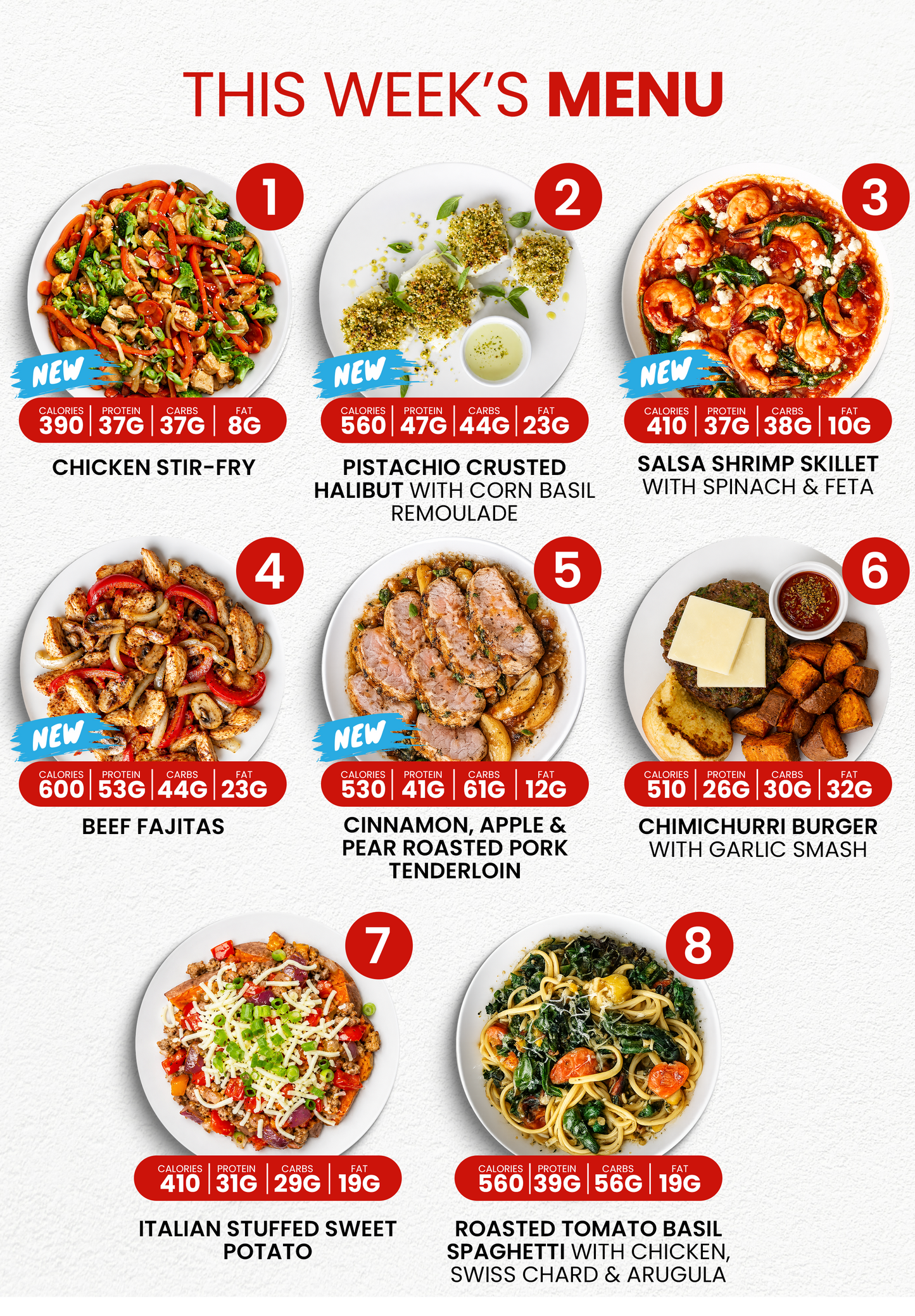 Chef-Made Meal Prep in Charlotte, NC | Seniors Meal Plan - 6 (+2 FREE) Meal Plan