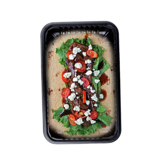 Low Carbs Mediterranean Group Beef Wraps