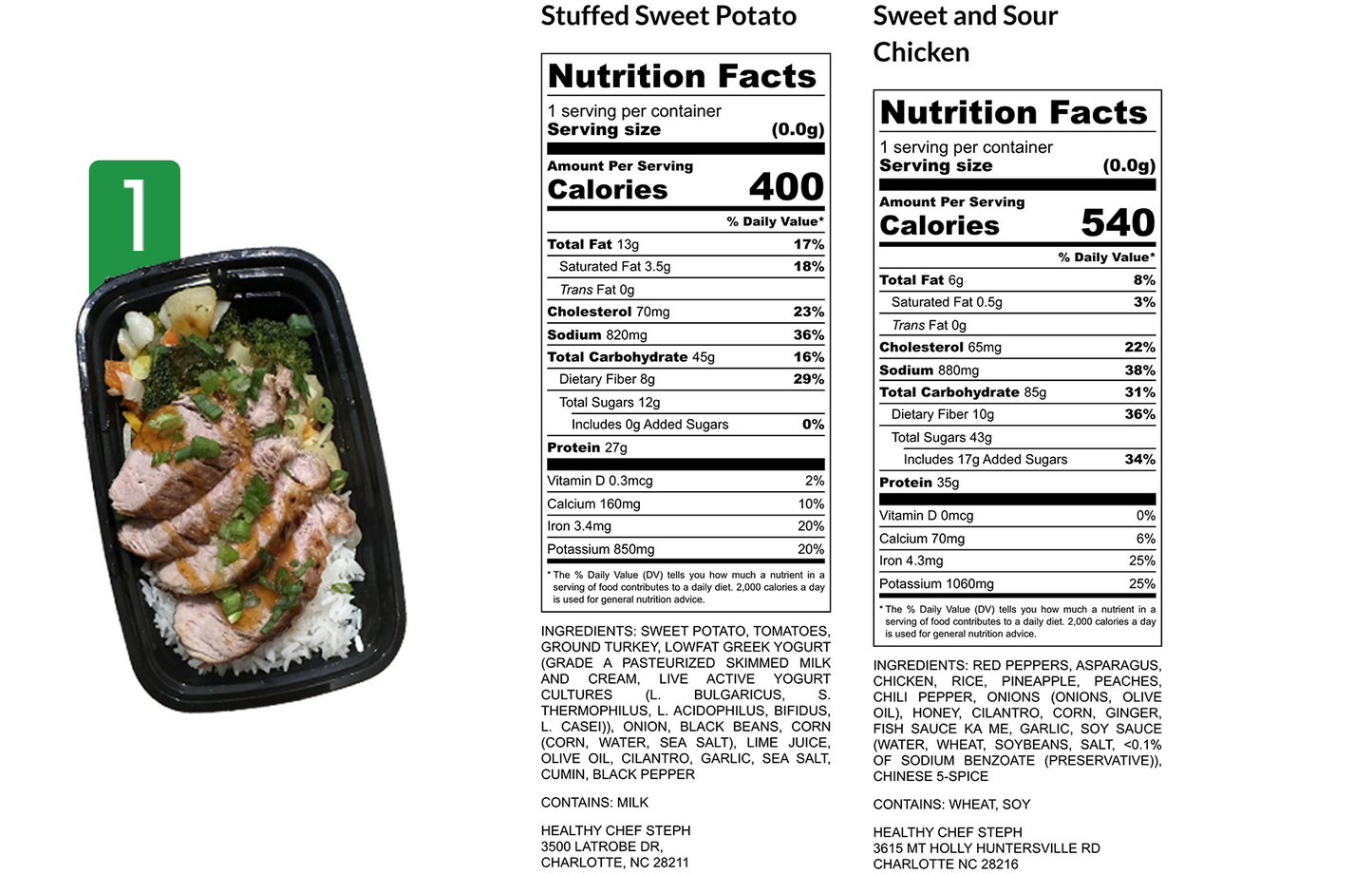 Healthy Meals & Meal Prep in Charlotte | Choose Your 5 Meals This Week