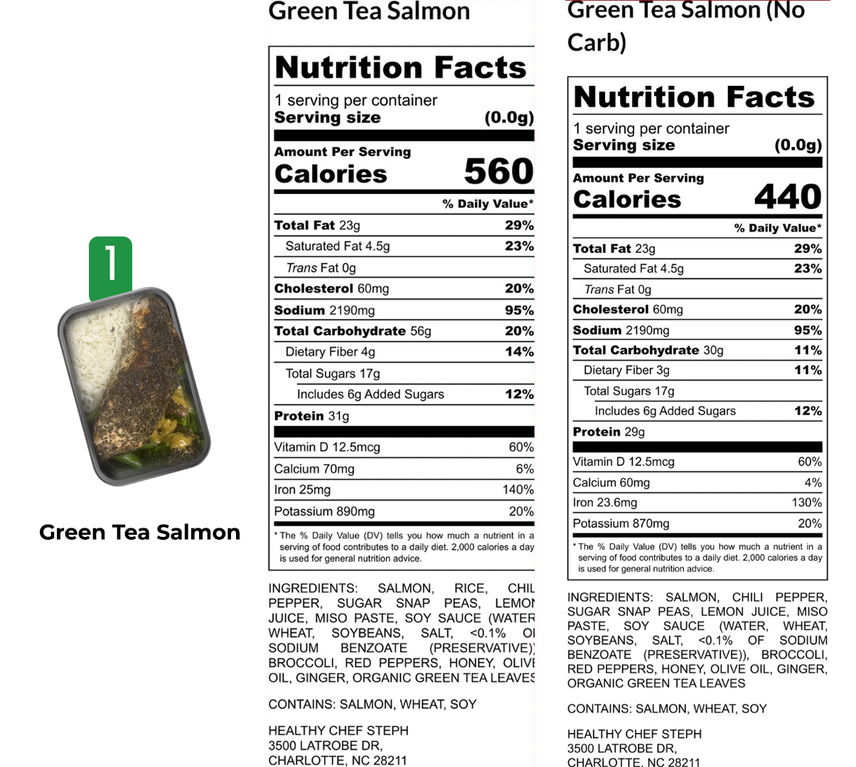 Healthy Meals & Meal Prep in Charlotte | Choose Your 5 Meals This Week