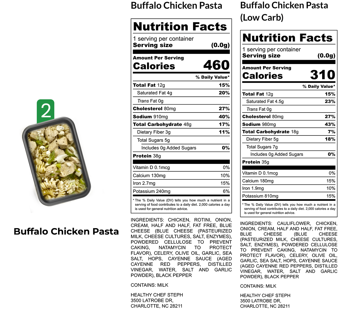 Healthy Meals & Meal Prep in Charlotte | Choose Your 5 Meals This Week