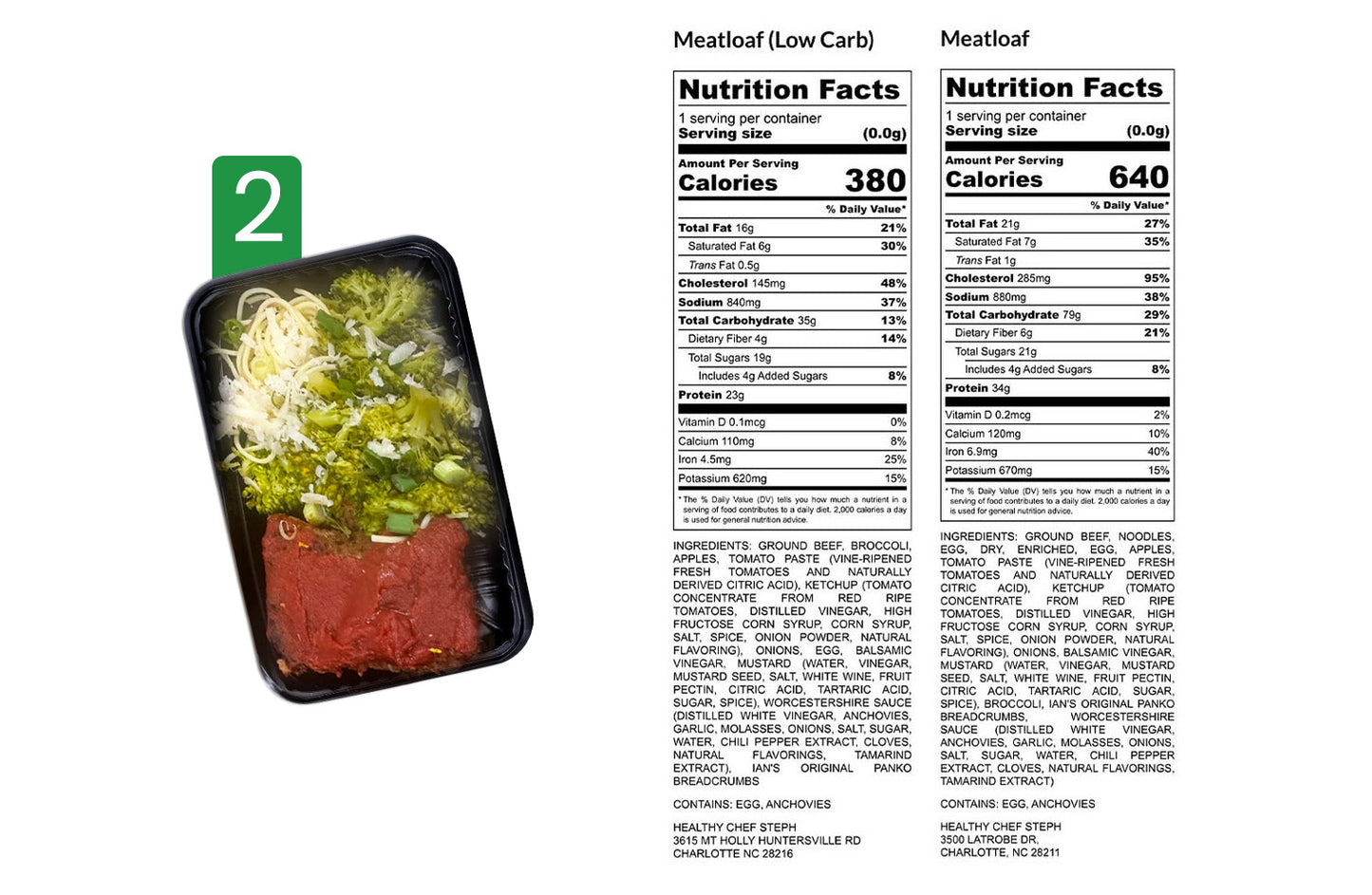 Healthy Meals & Meal Prep in Charlotte | Choose Your 5 Meals This Week