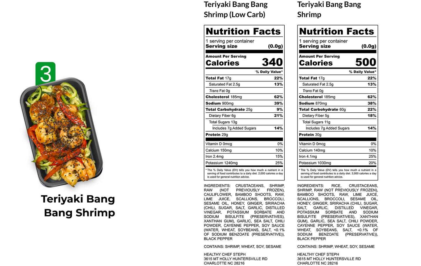 Healthy Meals & Meal Prep in Charlotte | Choose Your 8 Meals This Week