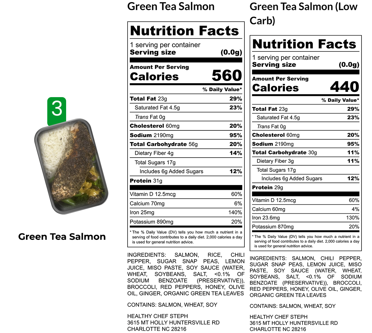 Healthy Meals & Meal Prep in Charlotte | Choose Your 5 Meals This Week