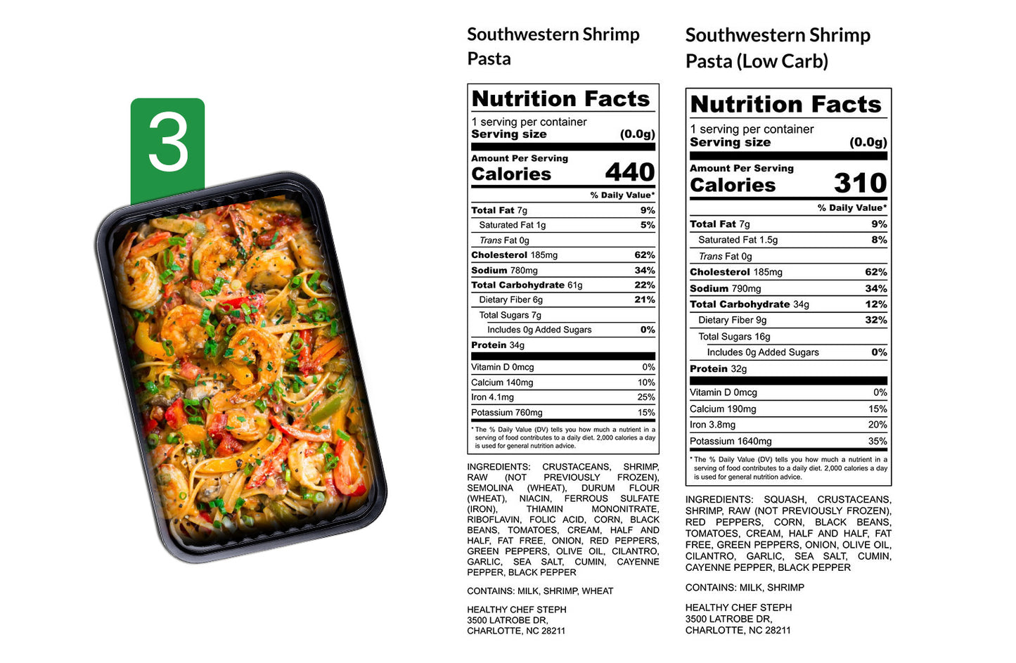 Healthy Meals & Meal Prep in Charlotte | Choose Your 5 Meals This Week