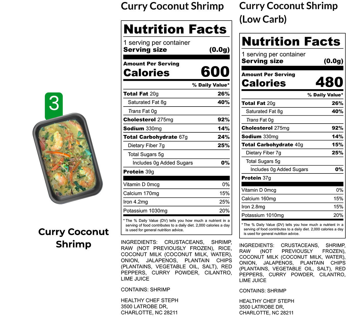 Healthy Meals & Meal Prep in Charlotte | Choose Your 5 Meals This Week