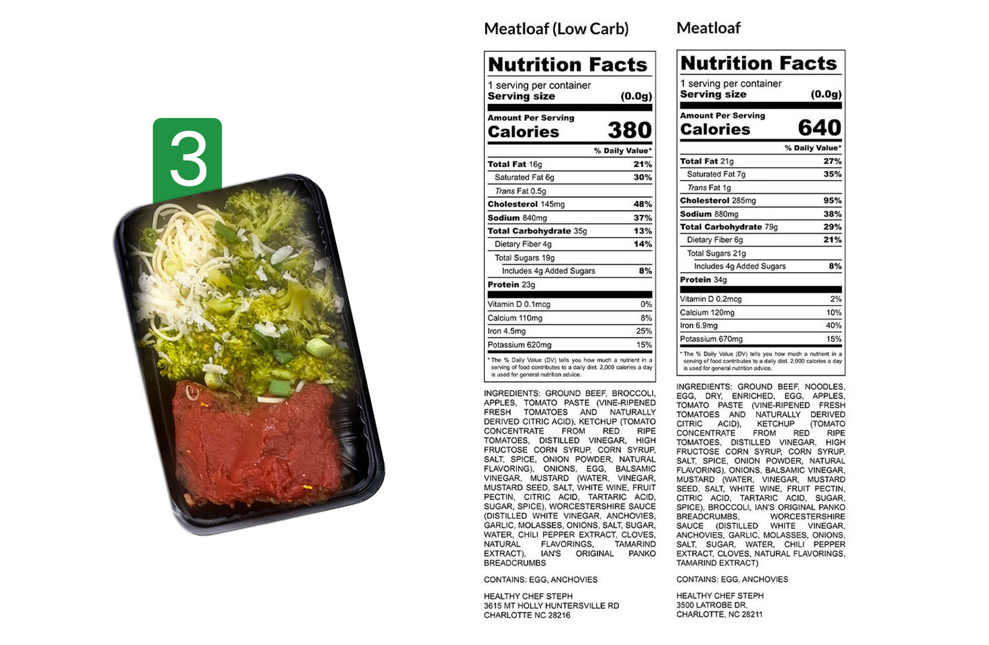 Healthy Meals & Meal Prep in Charlotte | Choose Your 5 Meals This Week