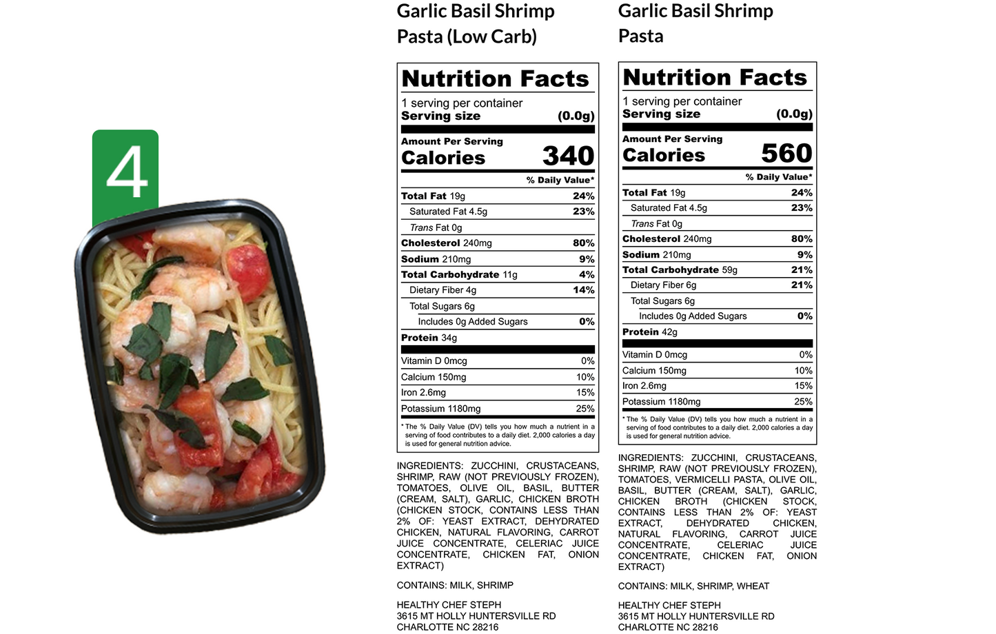 Healthy Meals & Meal Prep in Charlotte | Choose Your 5 Meals This Week