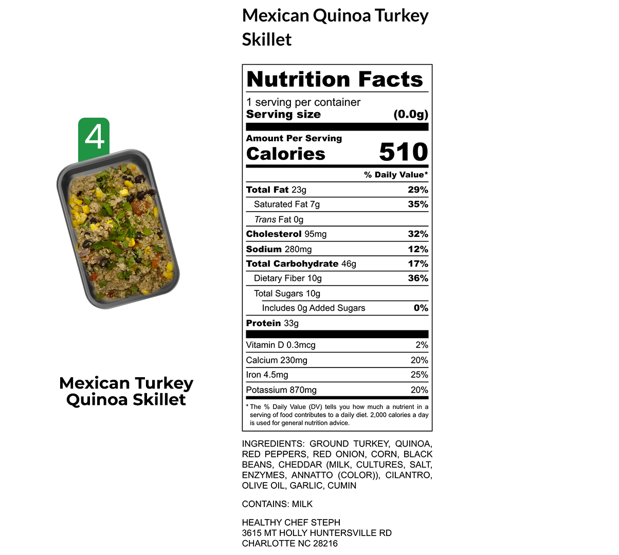 Healthy Meals & Meal Prep in Charlotte | Choose Your 10 Meals This Week