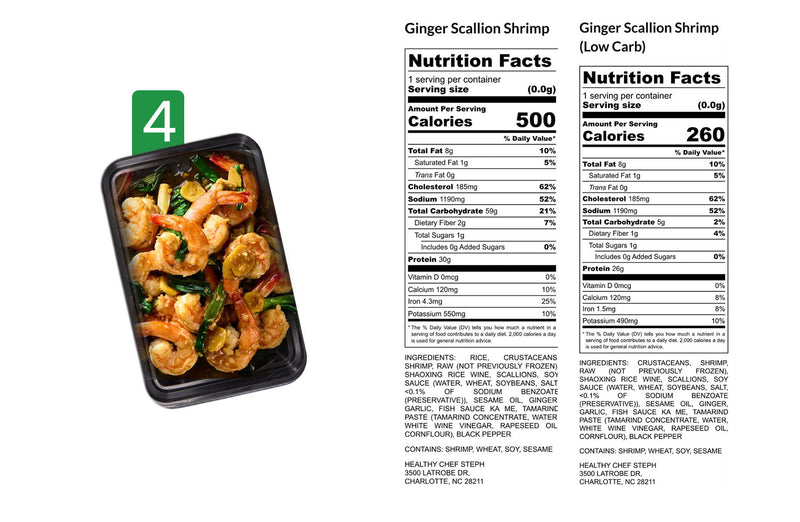 CHEF STEPH's 6 MEALS PLAN (Use Code NEW10 for 10% Off)