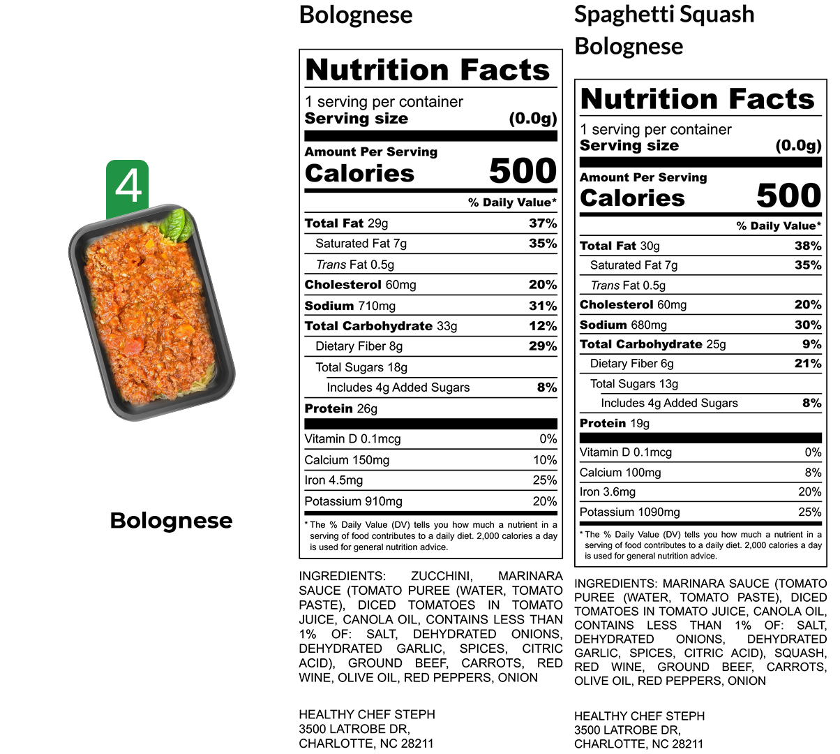 Healthy Meals & Meal Prep in Charlotte | Choose Your 12 Meals This Week