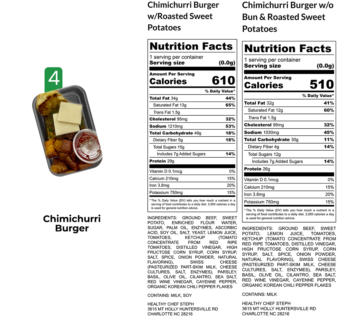 Healthy Meals & Meal Prep in Charlotte | Choose Your 6 Meals This Week