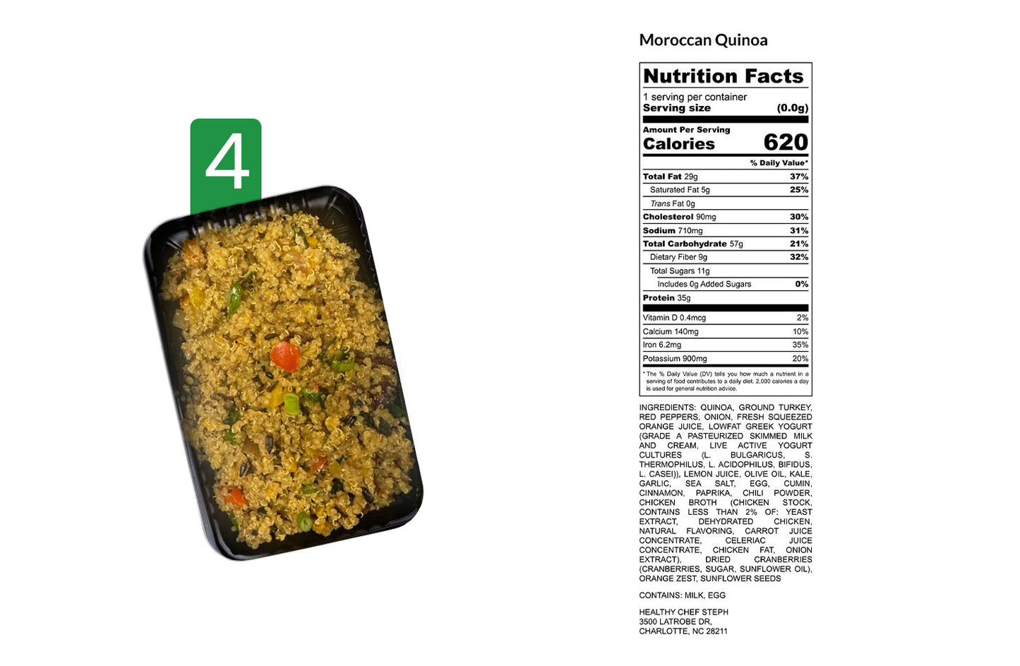 Healthy Meals & Meal Prep in Charlotte | Choose Your 8 Meals This Week