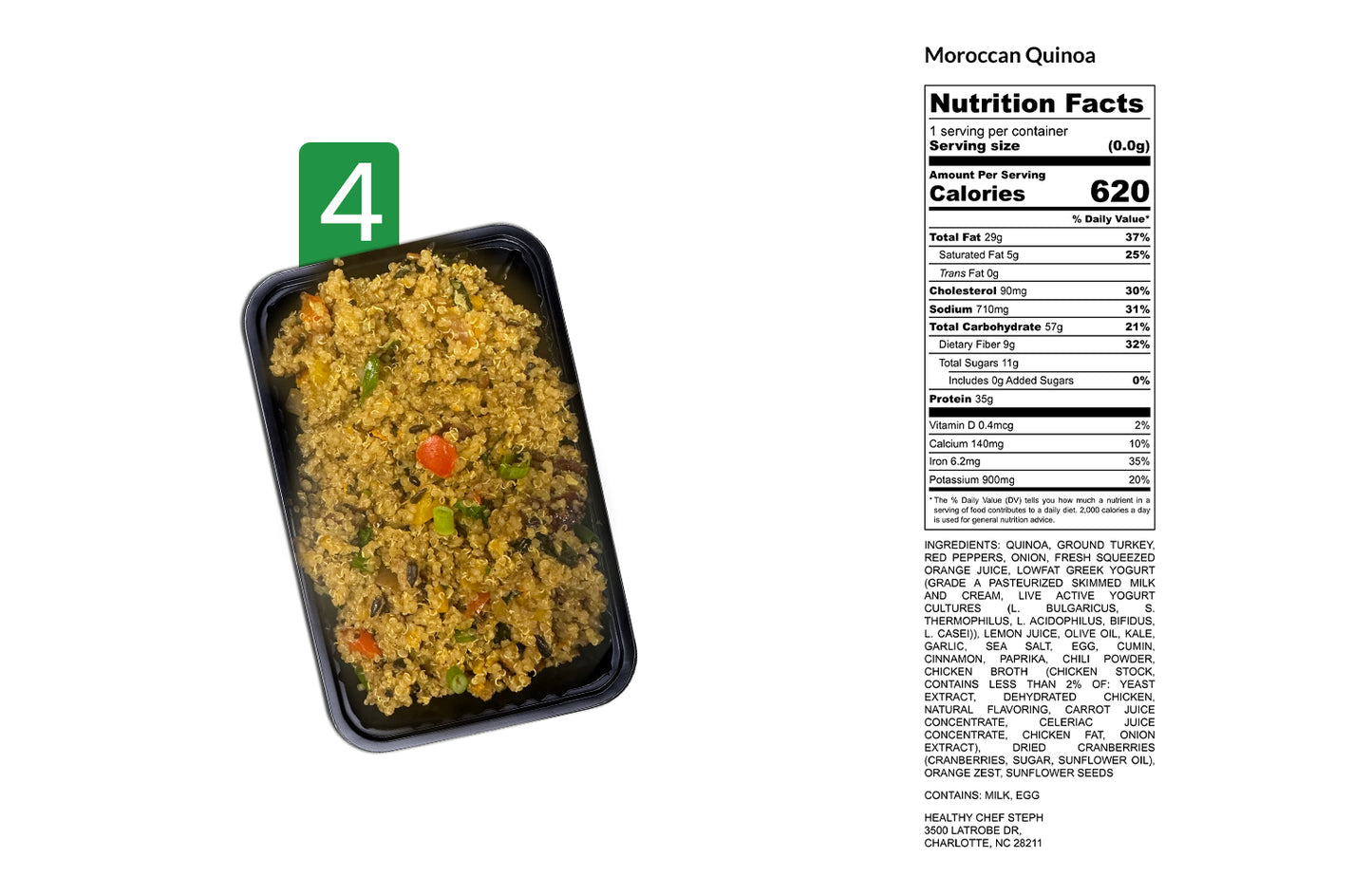 Healthy Meals & Meal Prep in Charlotte | Choose Your 5 Meals This Week