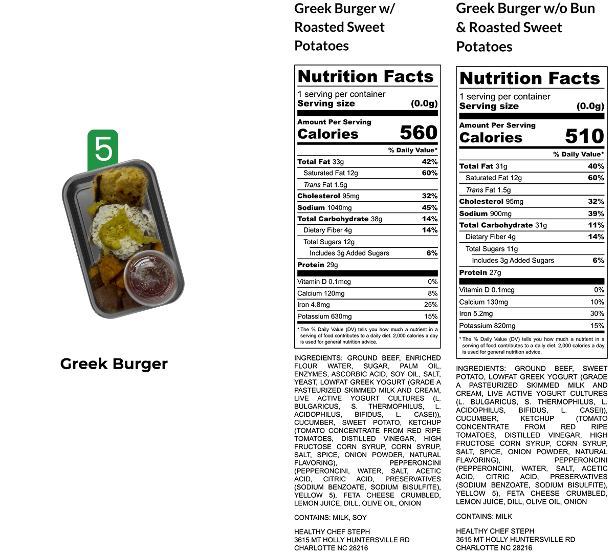 NEW STYLE Healthy Meals & Meal Prep in Charlotte | Choose Your 5 Meals This Week