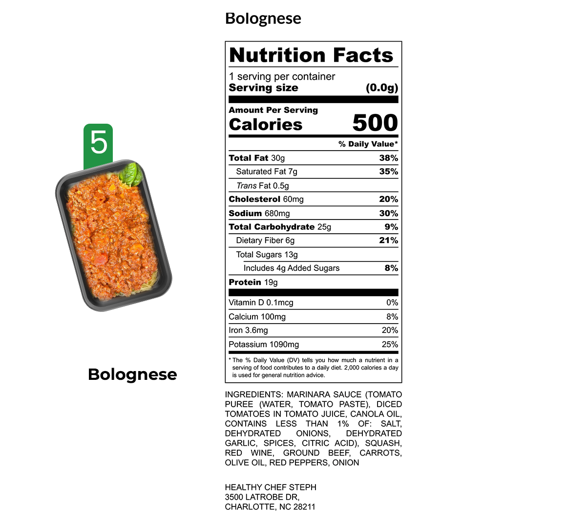 Healthy Meals & Meal Prep in Charlotte | Choose Your 5 Meals This Week