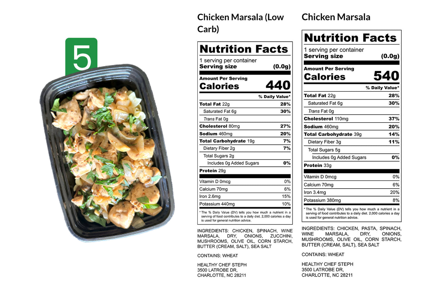Healthy Meals & Meal Prep in Charlotte | Choose Your 8 Meals This Week