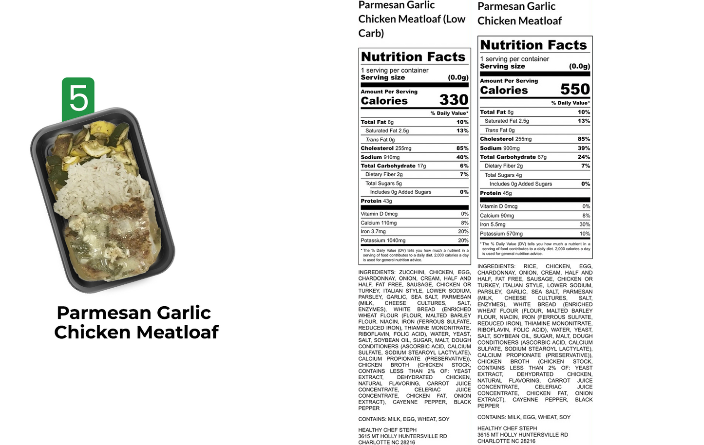 NEW STYLE Healthy Meals & Meal Prep in Charlotte | Choose Your 5 Meals This Week