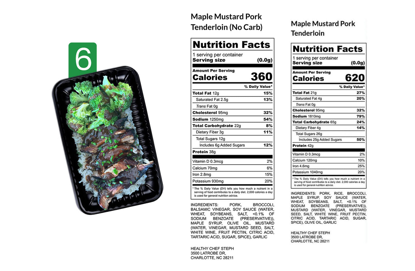 Healthy Meals & Meal Prep in Charlotte | Choose Your 5 Meals This Week