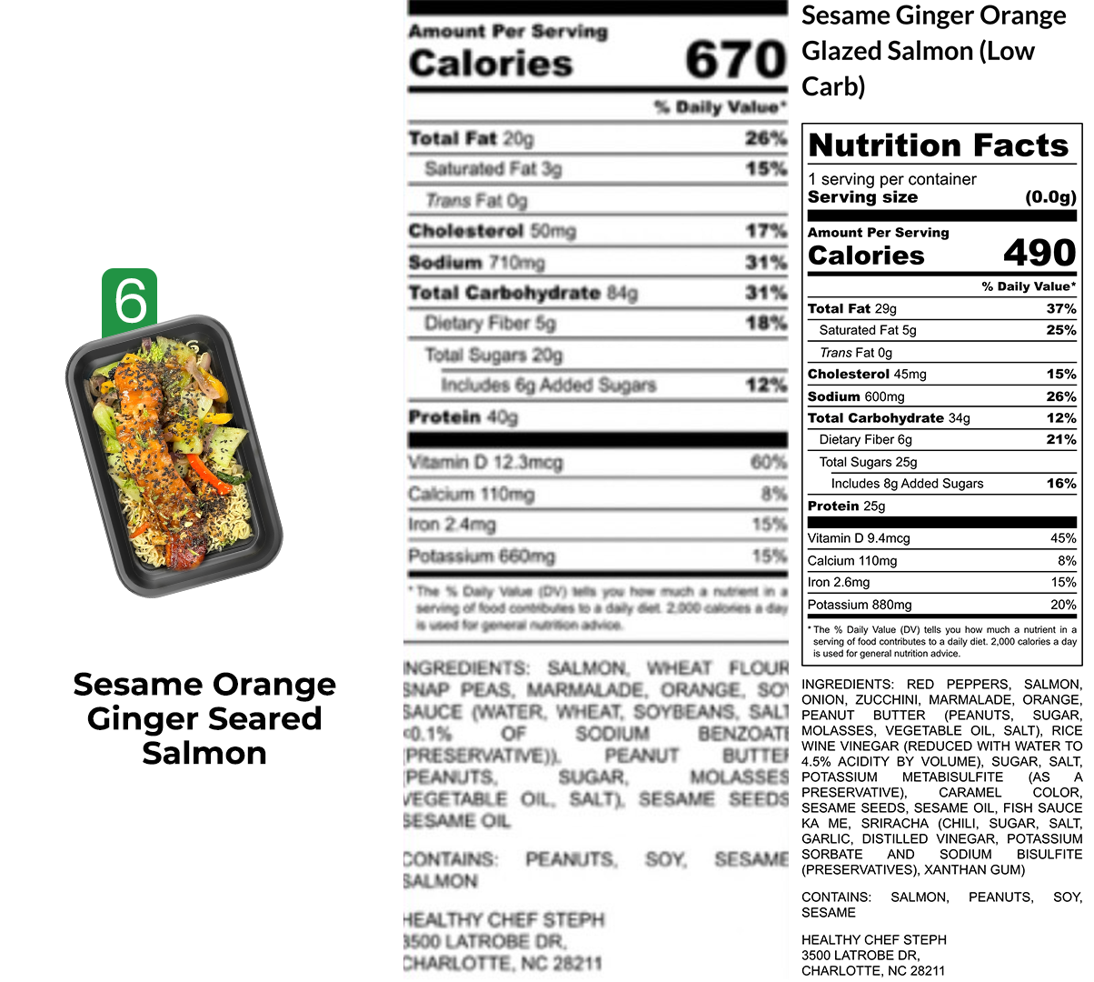 Healthy Meals & Meal Prep in Charlotte | Choose Your 5 Meals This Week