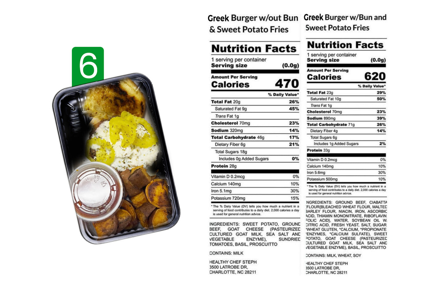 Healthy Meals & Meal Prep in Charlotte | Choose Your 5 Meals This Week