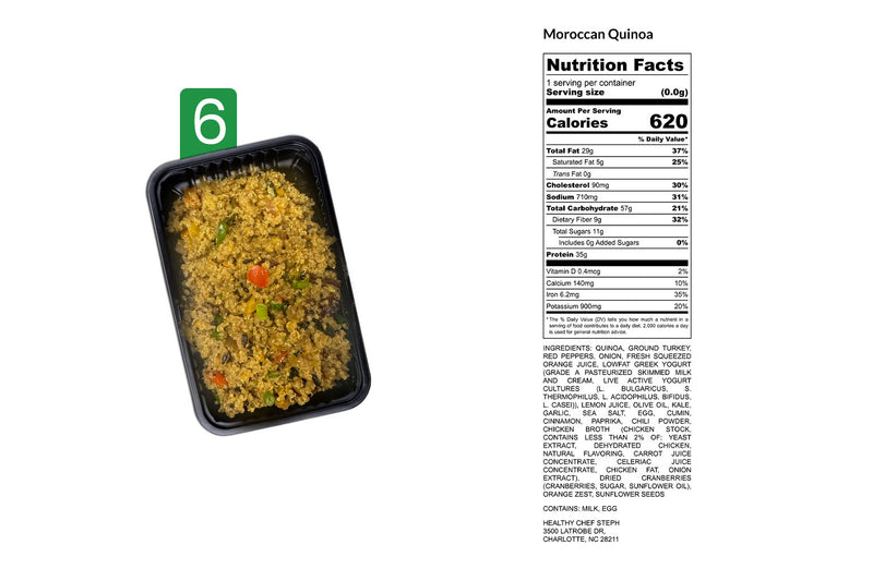 Healthy Meals & Meal Prep in Charlotte | Choose Your 10 Meals This Week