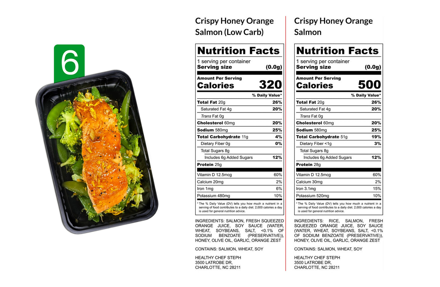 Healthy Meals & Meal Prep in Charlotte | Choose Your 12 Meals This Week