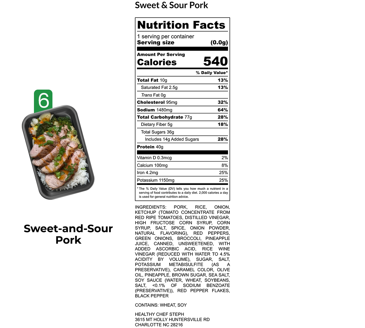 Healthy Meals & Meal Prep in Charlotte | Choose Your 12 Meals This Week