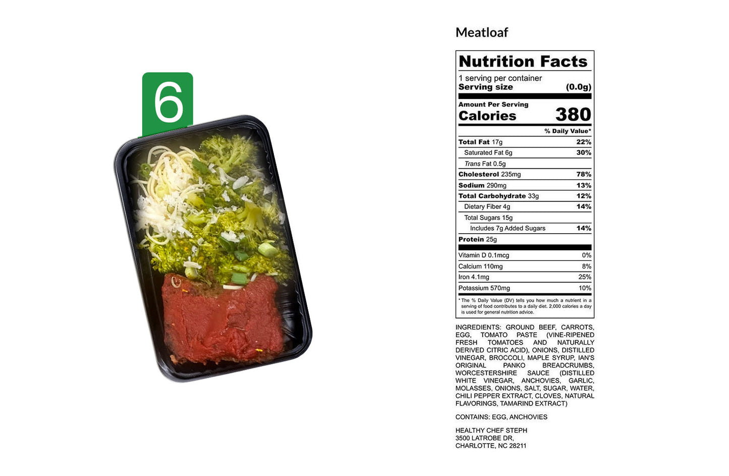 Healthy Meals & Meal Prep in Charlotte | Choose Your 5 Meals This Week