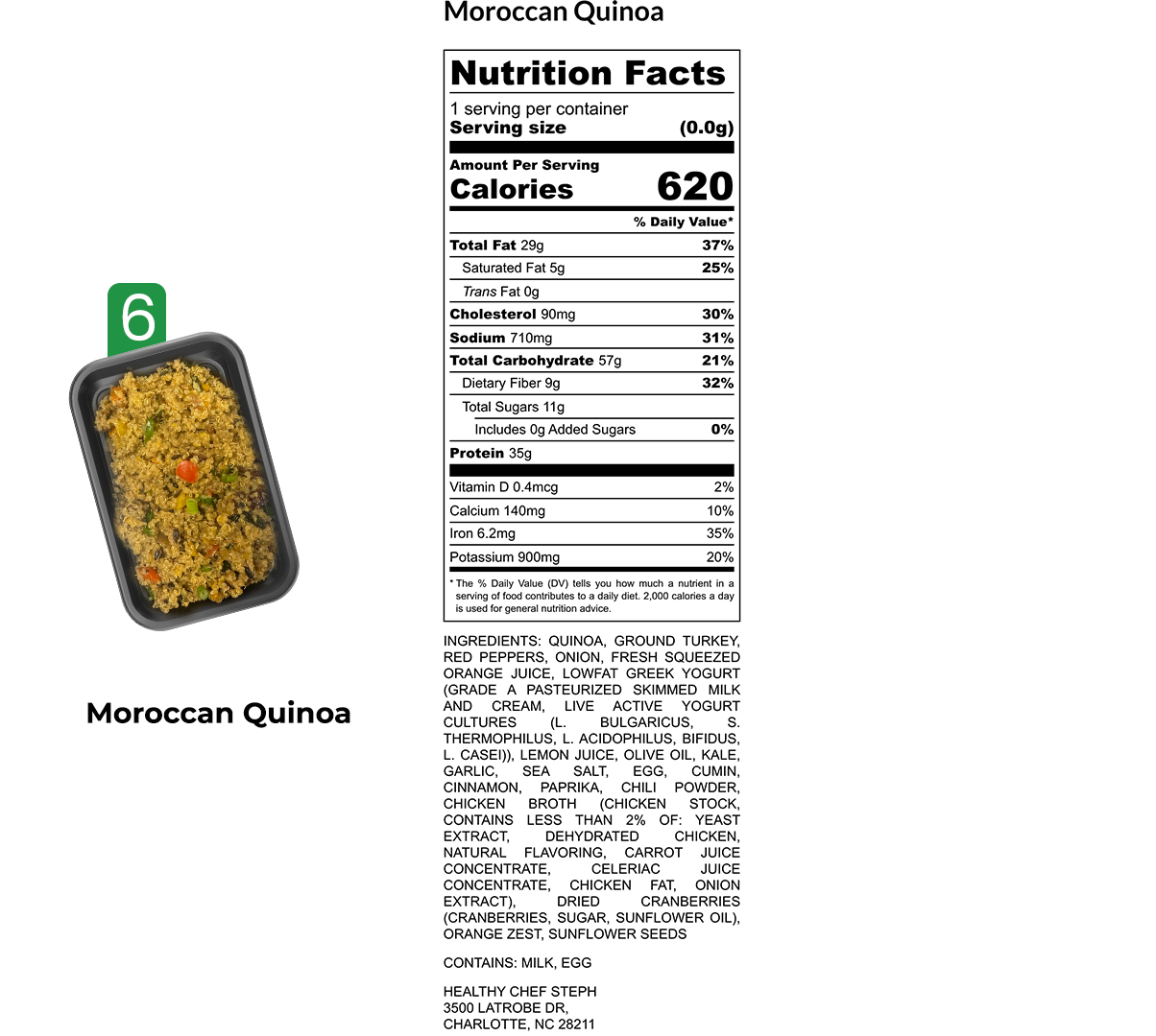 NEW STYLE Healthy Meals & Meal Prep in Charlotte | Choose Your 5 Meals This Week