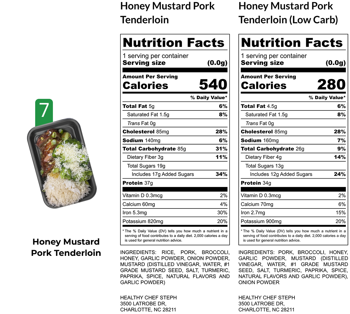 Healthy Meals & Meal Prep in Charlotte | Choose Your 6 Meals This Week