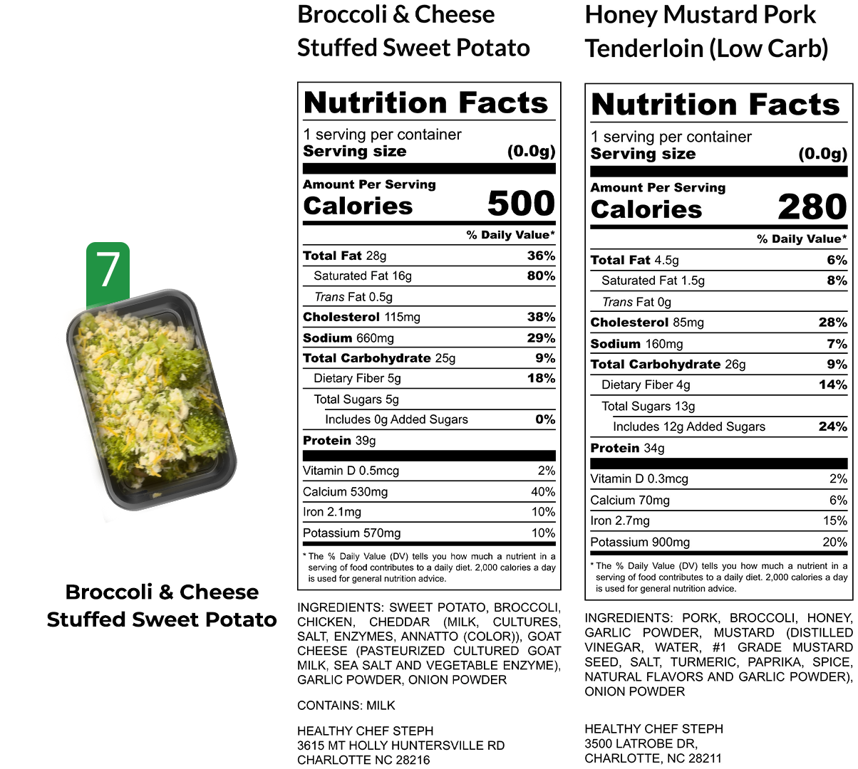 Healthy Meals & Meal Prep in Charlotte | Choose Your 8 Meals This Week