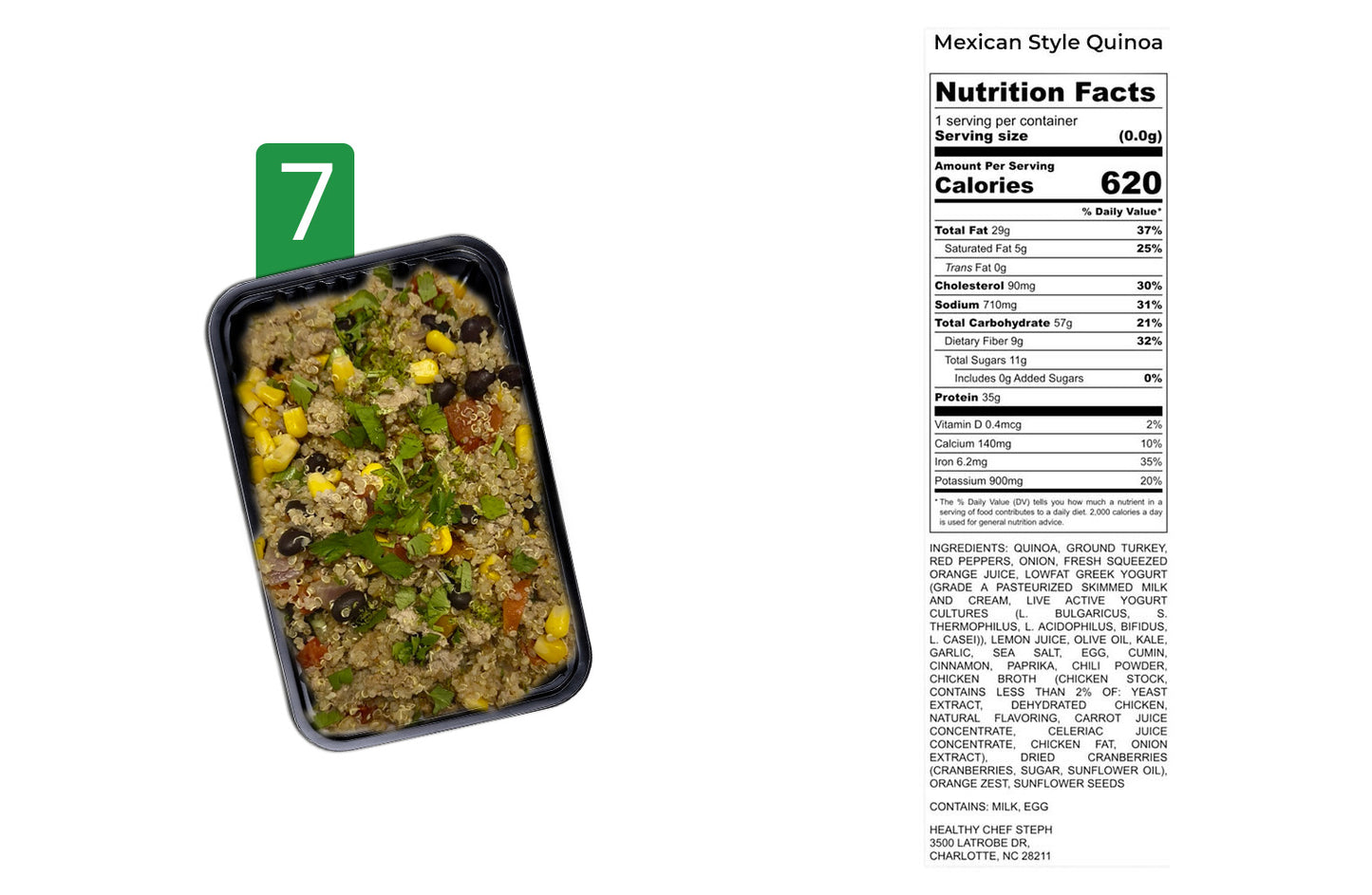 Healthy Meals & Meal Prep in Charlotte | Choose Your 5 Meals This Week