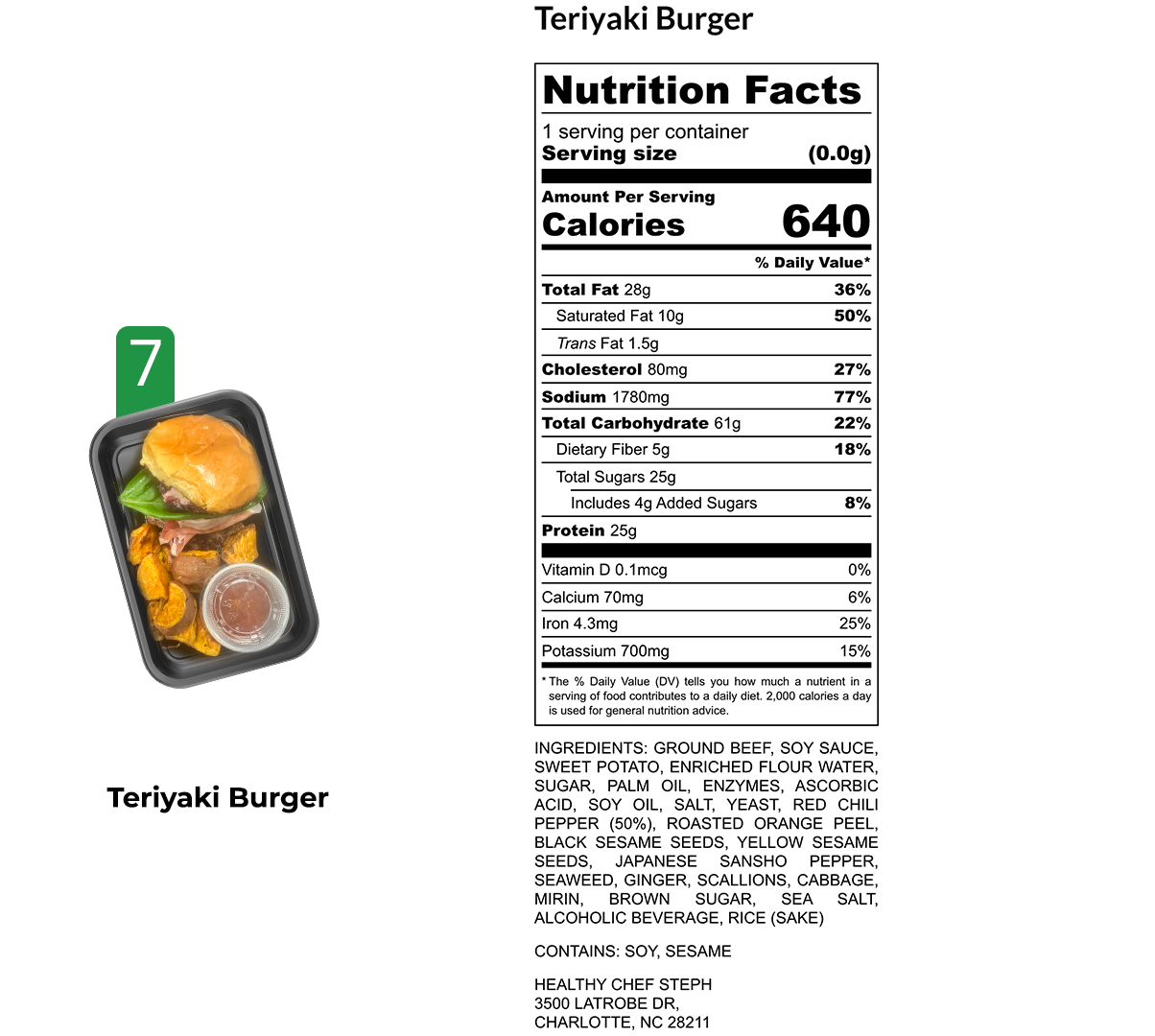 Healthy Meals & Meal Prep in Charlotte | Choose Your 5 Meals This Week