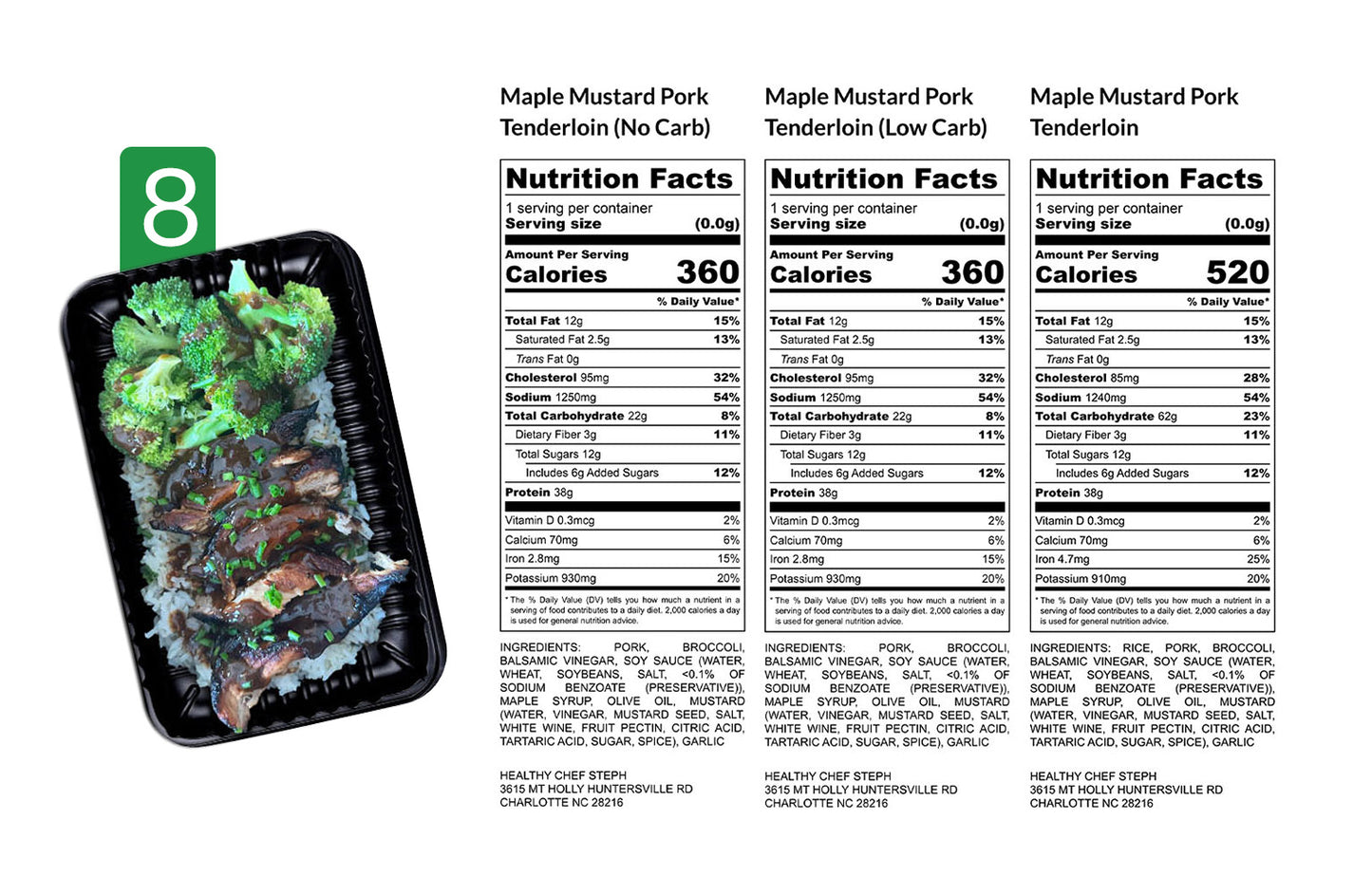 Healthy Meals & Meal Prep in Charlotte | Choose Your 5 Meals This Week