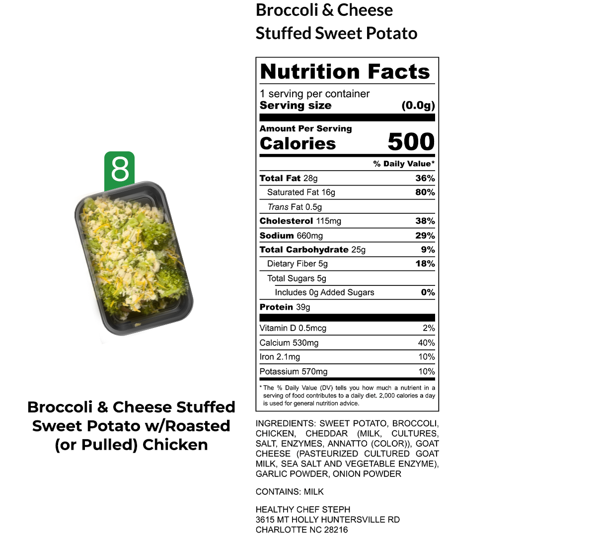 Healthy Meals & Meal Prep in Charlotte | Choose Your 5 Meals This Week