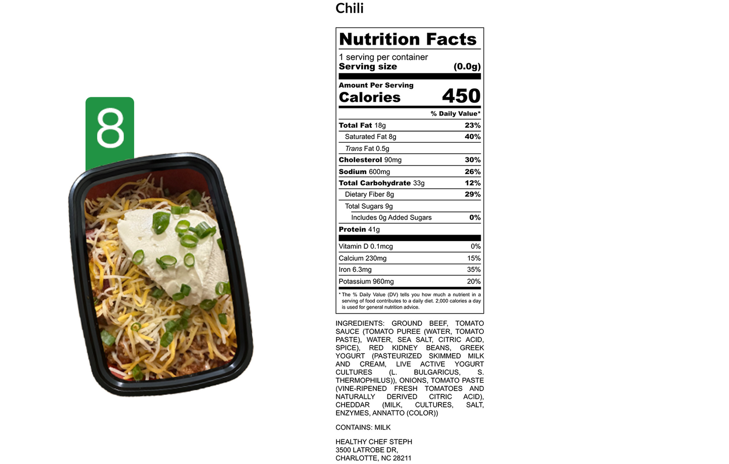 Healthy Meals & Meal Prep in Charlotte | Choose Your 5 Meals This Week