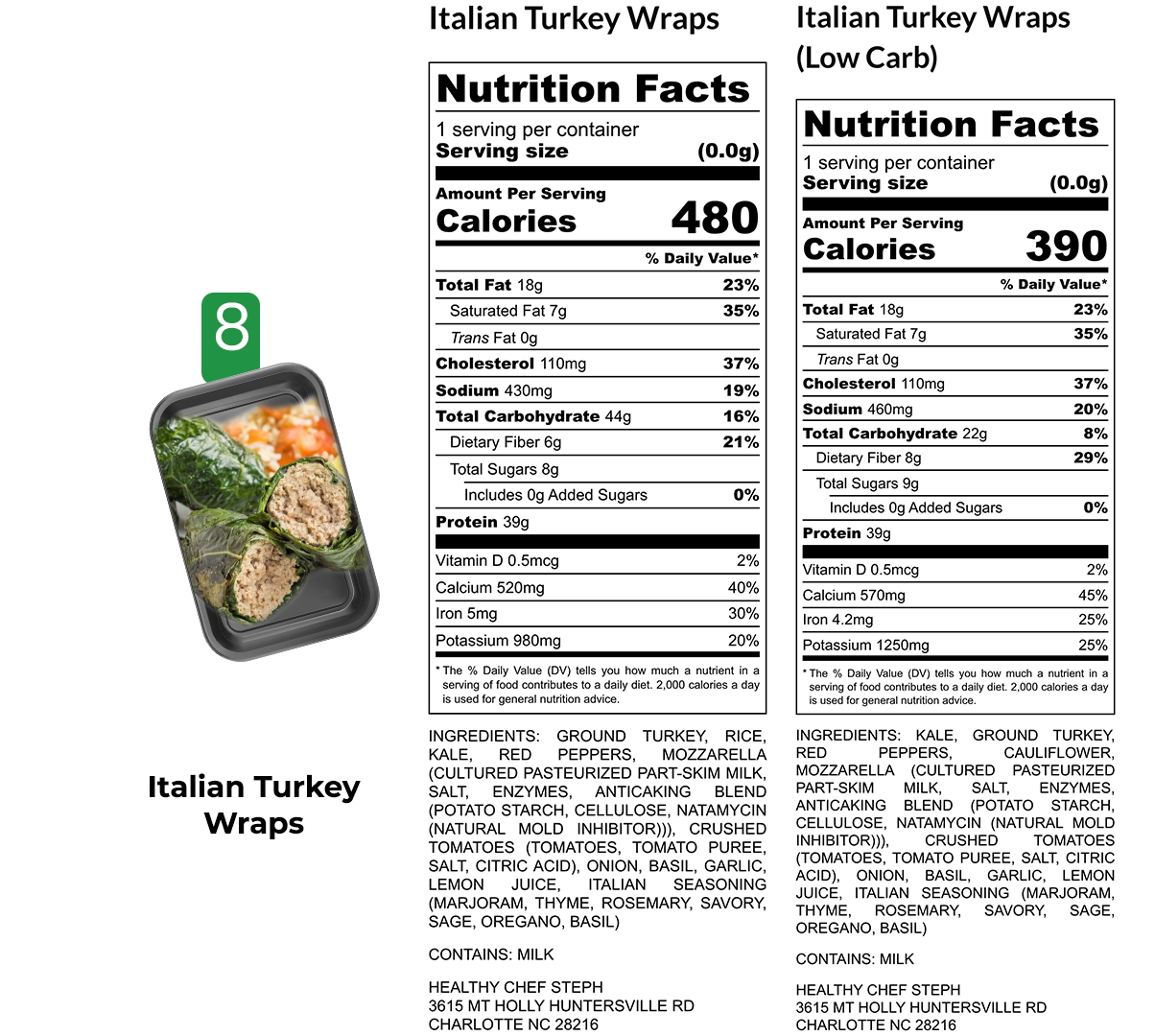 Healthy Meals & Meal Prep in Charlotte | Choose Your 10 Meals This Week